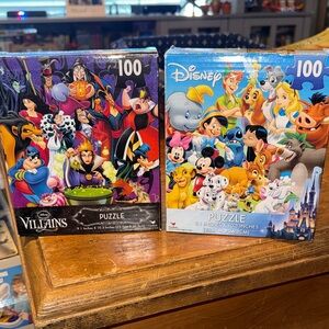Disney puzzles (2) Brand New
